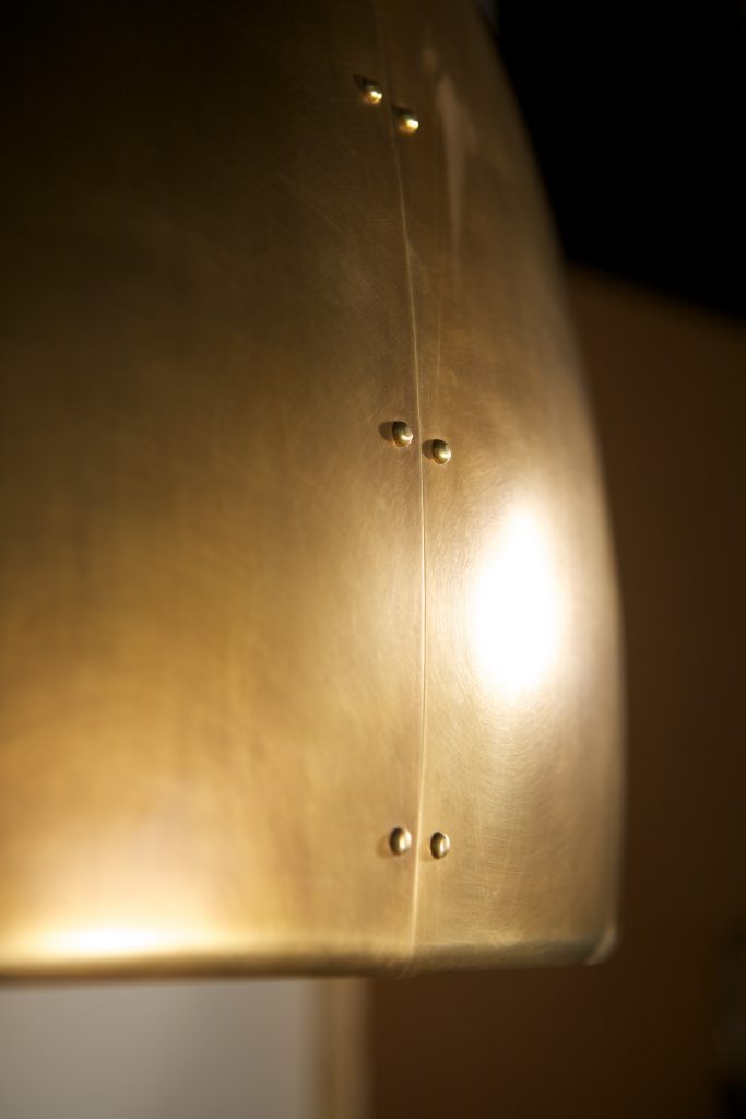 Brass Bomber rivet detail